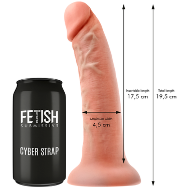 Cyber Strap Vibrante con Telecomando Watch Me e Silicone Realistico